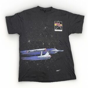 Vintage Single Stitch Star Trek Vintage 25th Anniversary T Shirt Size Large‎